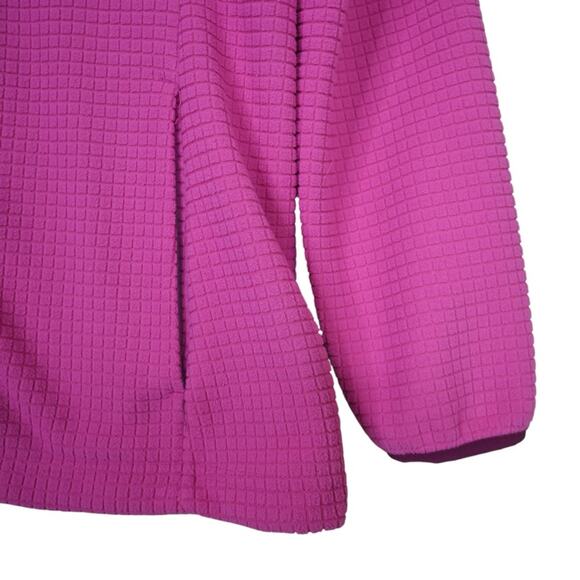 Lands' End Womens S Pink Fleece Zip Front Jacket NEW - Picture 6 of 11
